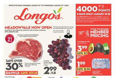 Longo's (Meadowvale) Flyer August 15 to 21