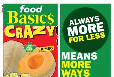 Food Basics Flyer August 15 to 21