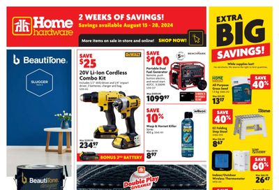 Home Hardware (ON) Flyer August 15 to 28