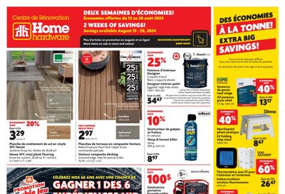 Home Hardware Building Centre (QC) Flyer August 15 to 28