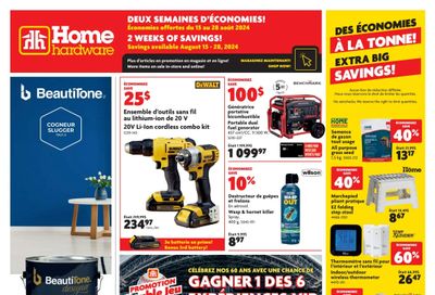 Home Hardware (QC) Flyer August 15 to 28