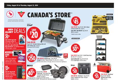 Canadian Tire (West) Flyer August 16 to 22