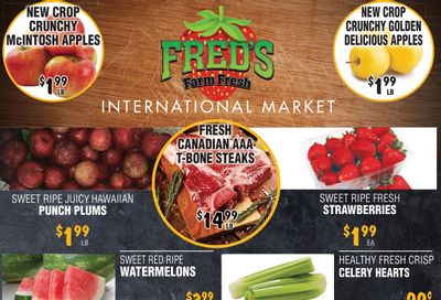 Fred's Farm Fresh Flyer August 14 to 20