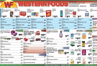 Western Foods Flyer August 14 to 20