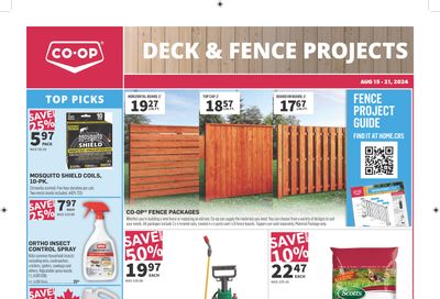 Co-op (West) Home Centre Flyer August 15 to 21