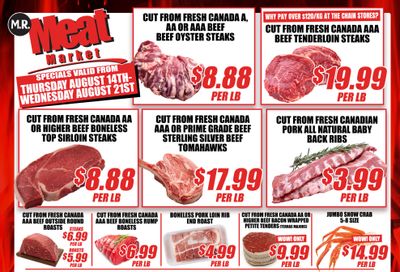 M.R. Meat Market Flyer August 15 to 21