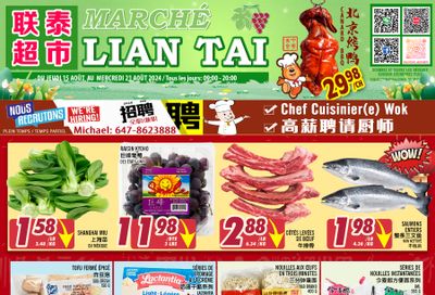 Marche Lian Tai Flyer August 15 to 21