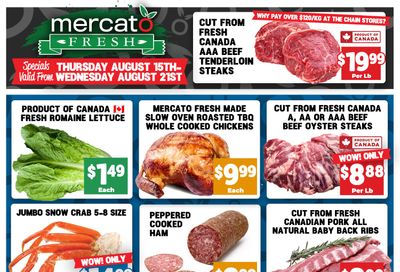 Mercato Fresh Flyer August 15 to 21