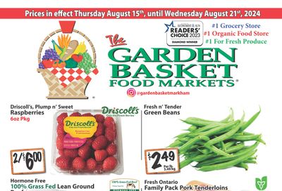 The Garden Basket Flyer August 15 to 21