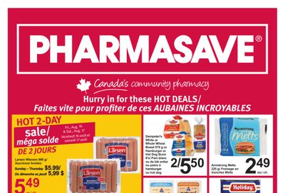 Pharmasave (NB) Flyer August 16 to 22