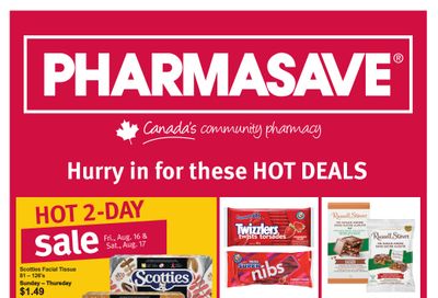 Pharmasave (West) Flyer August 16 to 22