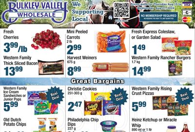 Bulkley Valley Wholesale Flyer August 15 to 21