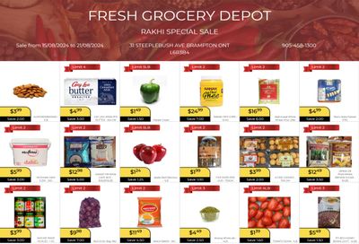 Fresh Grocery Depot Flyer August 15 to 21