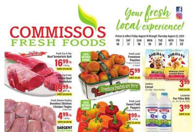 Commisso's Fresh Foods Flyer August 16 to 22