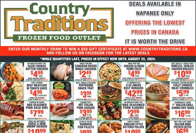 Country Traditions Flyer August 15 to 25