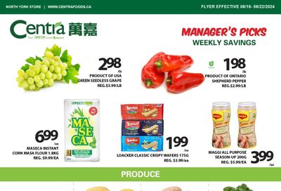 Centra Foods (North York) Flyer August 16 to 22