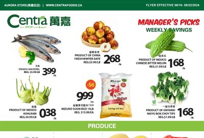 Centra Foods (Aurora) Flyer August 16 to 22