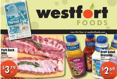 Westfort Foods Flyer August 16 to 22