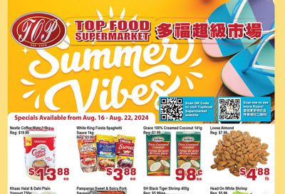 Top Food Supermarket Flyer August 16 to 22