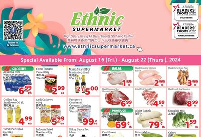 Ethnic Supermarket (Milton) Flyer August 16 to 22