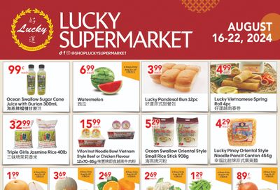 Lucky Supermarket (Edmonton) Flyer August 16 to 22