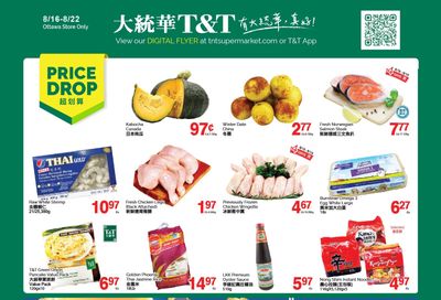 T&T Supermarket (Ottawa) Flyer August 16 to 22