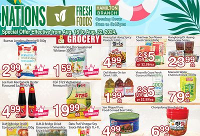 Nations Fresh Foods (Hamilton) Flyer August 16 to 22