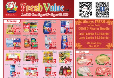 Fresh Value (Etobicoke) Flyer August 16 to 22