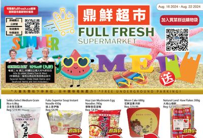 Full Fresh Supermarket Flyer August 16 to 22