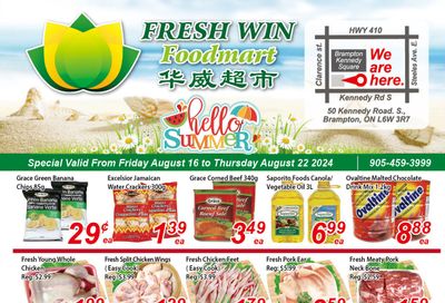 Fresh Win Foodmart Flyer August 16 to 22