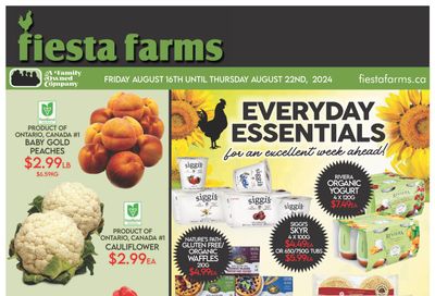 Fiesta Farms Flyer August 16 to 22