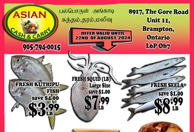 Asian Cash & Carry Flyer August 16 to 22