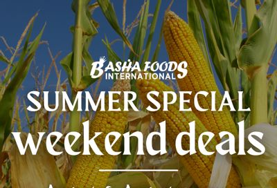 Basha Foods International Weekend Deals Flyer August 16 to 19