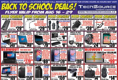 TechSource Flyer August 16 to 29