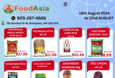 FoodAsia Flyer August 16 to 22