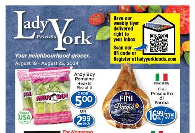 Lady York Foods Flyer August 19 to 25