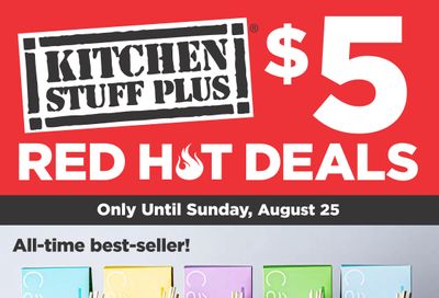 Kitchen Stuff Plus Red Hot Deals Flyer August 19 to 25