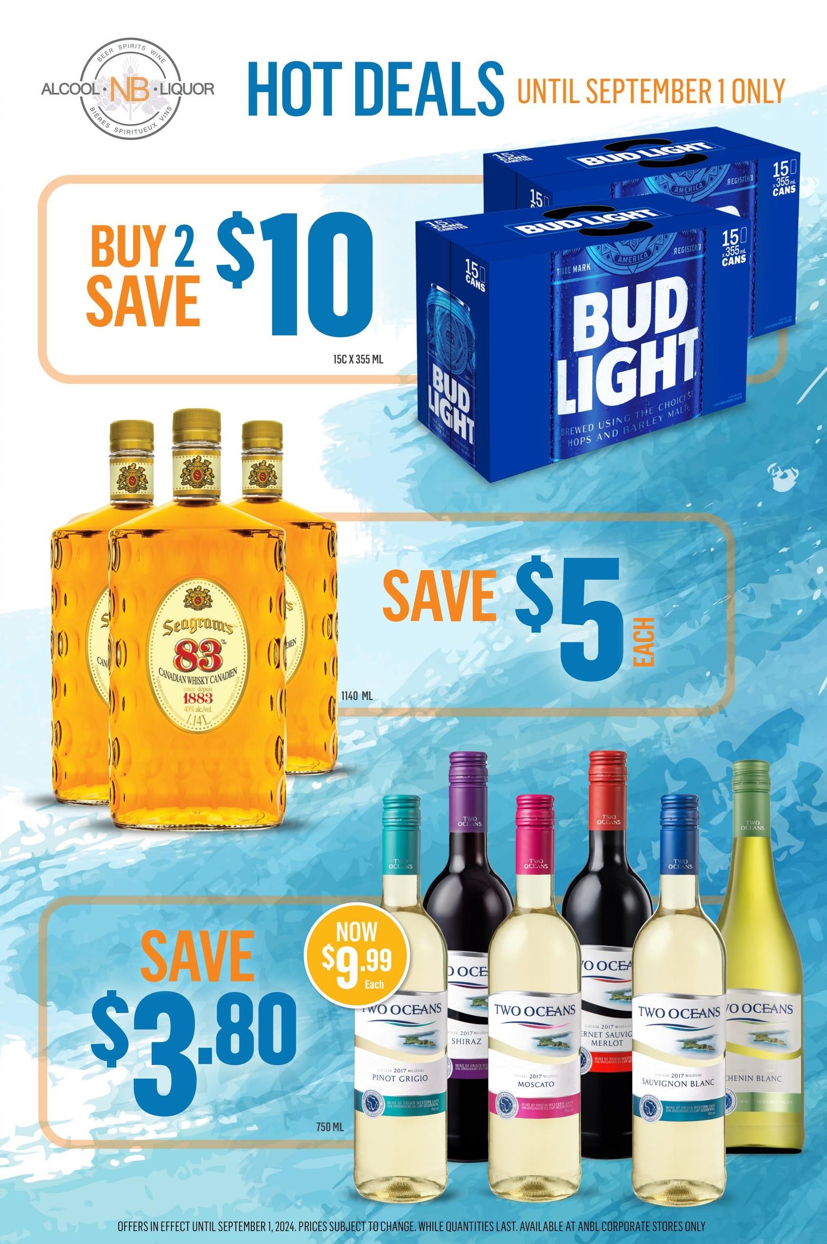 Alcool NB Liquor Flyer August 19 to 25