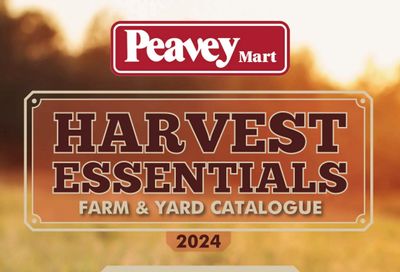 Peavey Mart Harvest Essentials Flyer August 16 to 29