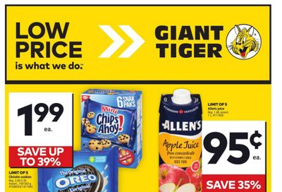 Giant Tiger (Atlantic) Flyer August 21 to 27