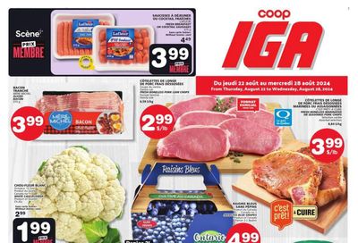 Coop IGA Flyer August 22 to 28