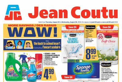 Jean Coutu (NB) Flyer August 22 to 28