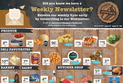 Pepper's Foods Flyer August 20 to 26