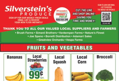 Silverstein's Produce Flyer August 20 to 24