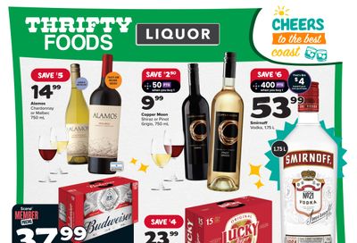 Thrifty Foods Liquor Flyer August 22 to 28