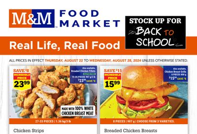 M&M Food Market (Atlantic & West) Flyer August 22 to 28