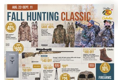 Bass Pro Shops Flyer August 22 to September 11