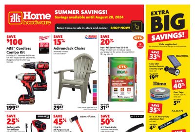 Home Hardware (Atlantic) Flyer August 22 to 28