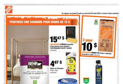 Home Depot (QC) Flyer August 22 to 28