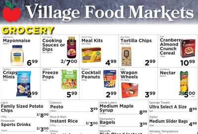 Village Food Markets Flyer August 21 to 27